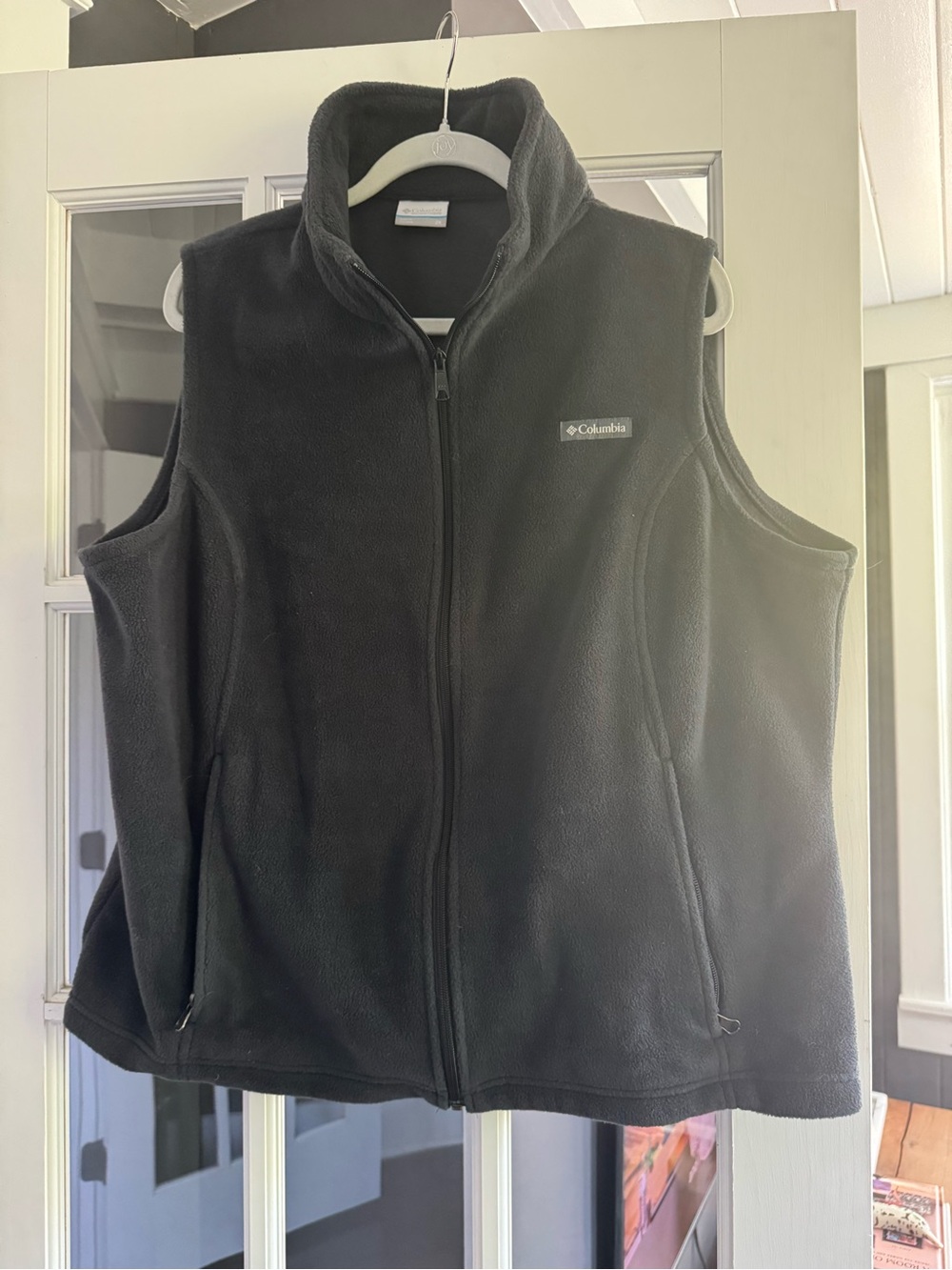 Columbia Charcoal Fleece Full-Zip Vest